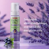 ORS™ Olive Oil Braidzone Braid Setting Mousse with Lavender Oil and Acai Oil for Scalp & Hair (207 ml / 7 fl oz)