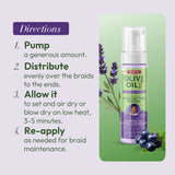 ORS™ Olive Oil Braidzone Braid Setting Mousse with Lavender Oil and Acai Oil for Scalp & Hair (207 ml / 7 fl oz)